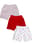 Mee Mee Shorts Pack Of 3 - Red & White
